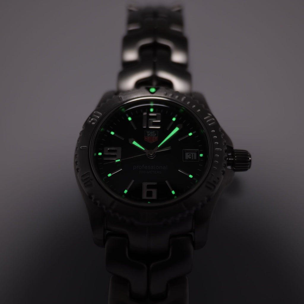 TAG Heuer Link WT1210 night time luminosity