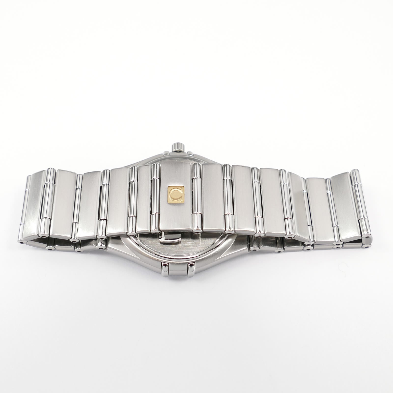 Omega Constellation 1512.30.00 stainless steel bracelet with 18k gold logo