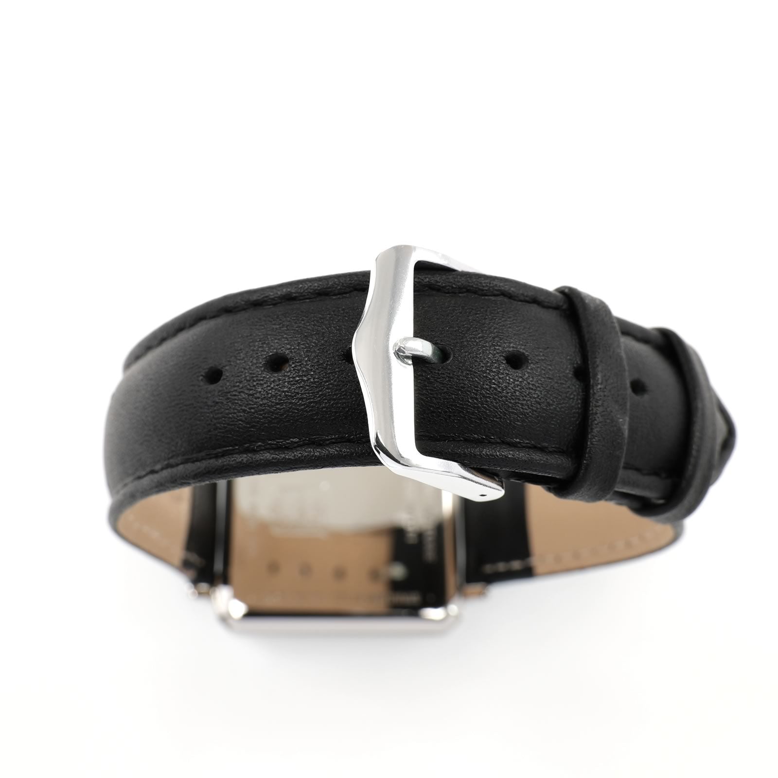 Zenith Elite 670 black leather strap