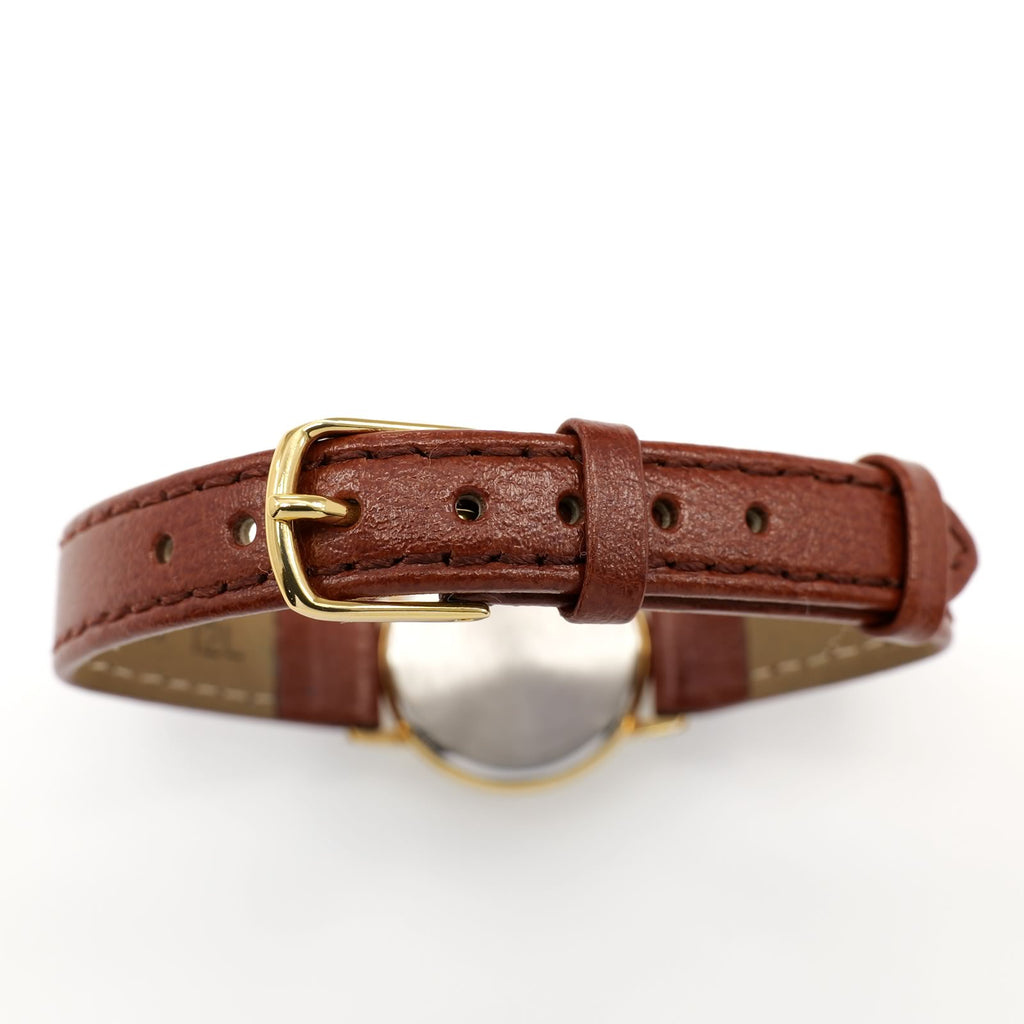 Longines Présence L4.220.2 brown leather strap