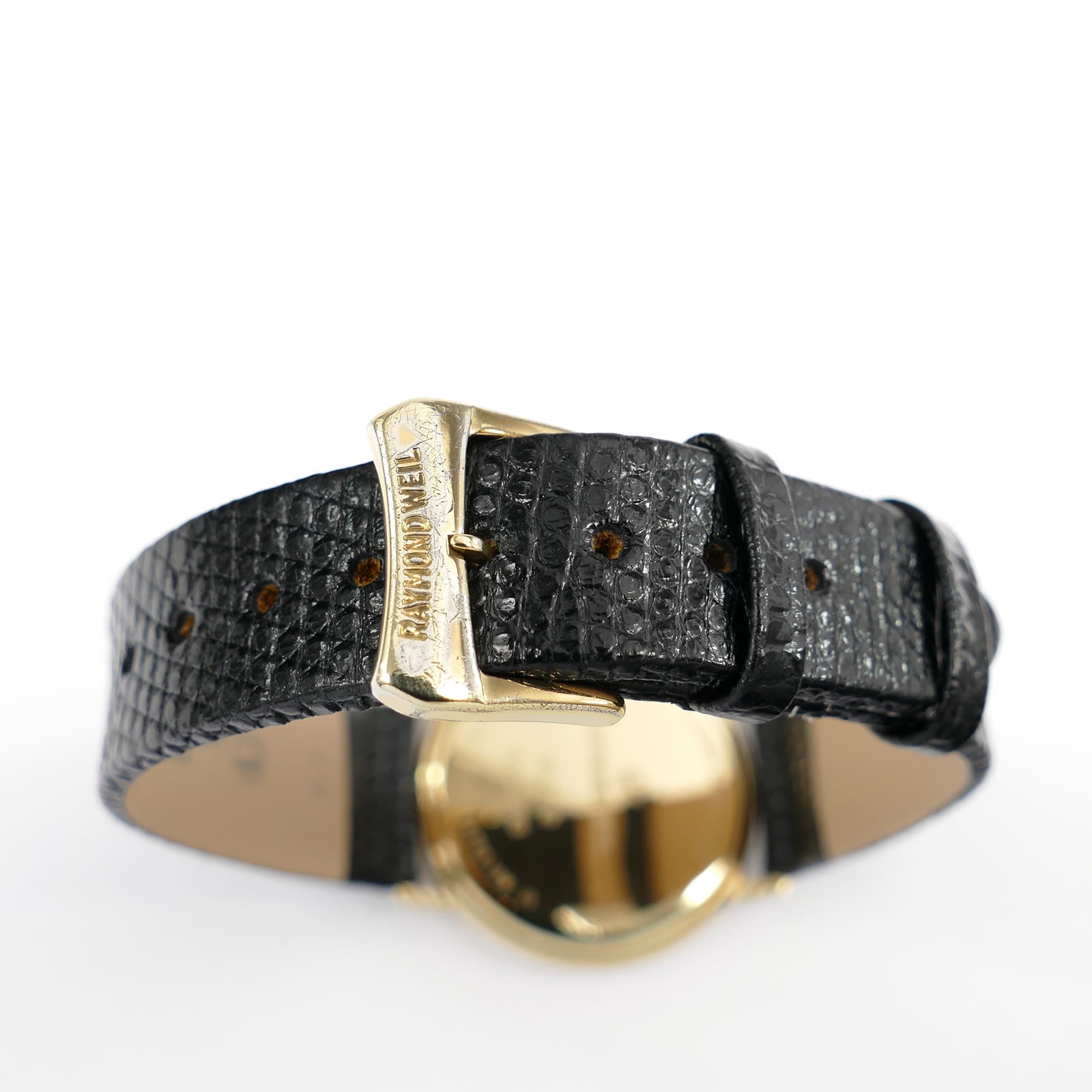 Raymond Weil 9124-2 Vintage 18k Gold Plated buckle
