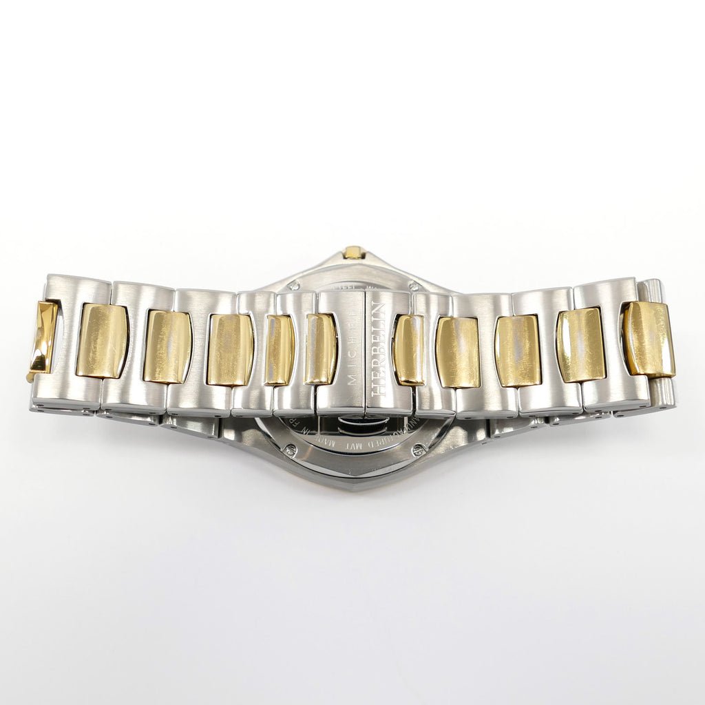Michel Herbelin Odyssée 12231 stainless steel and Gold PVD bracelet