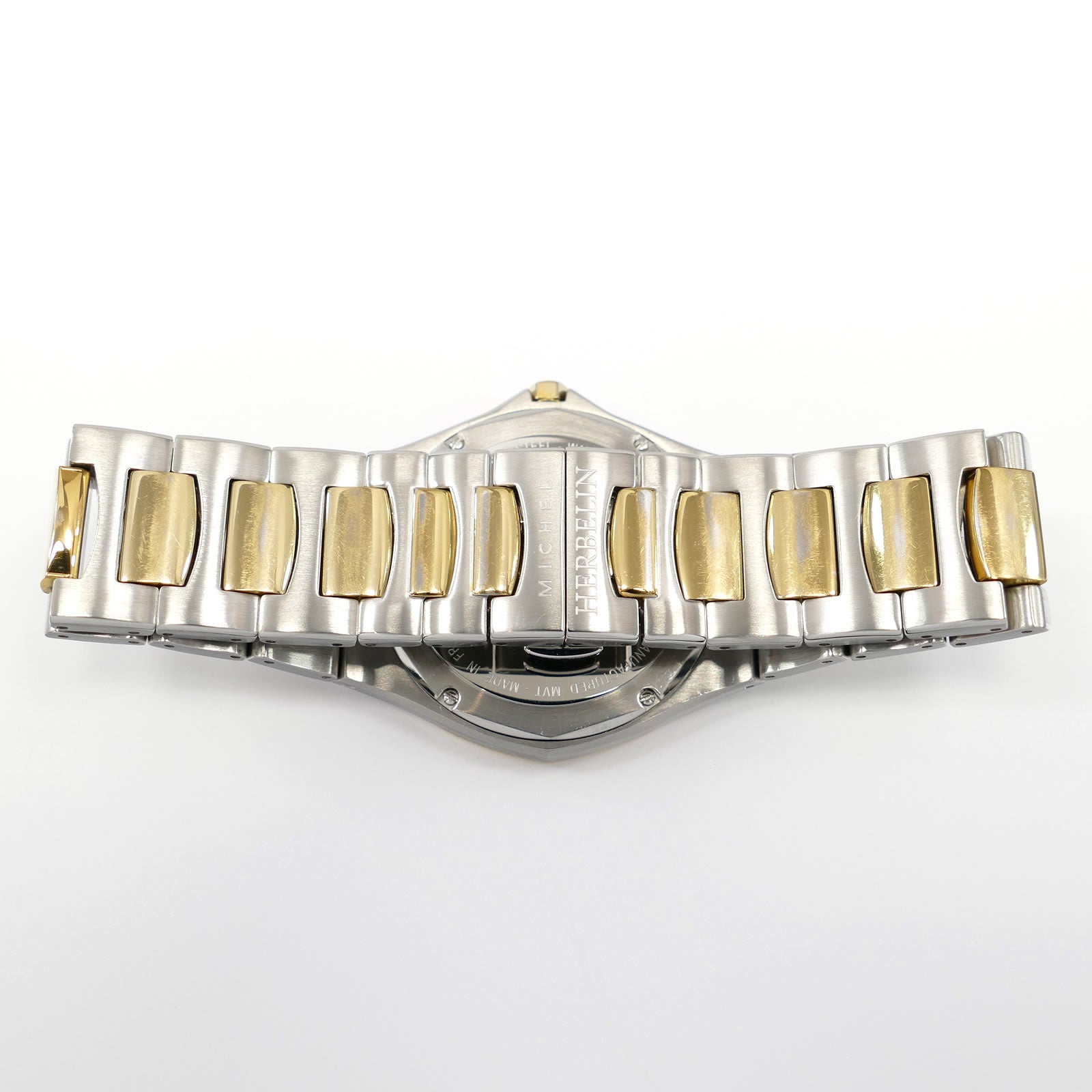 Michel Herbelin Odyssée 12231 stainless steel and Gold PVD bracelet