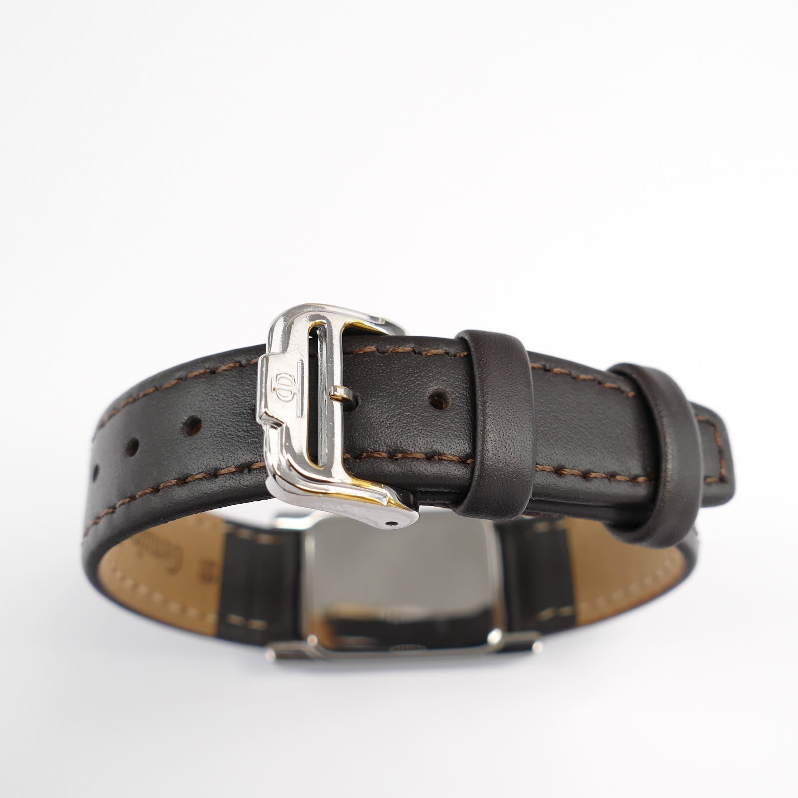 Baume & Mercier Hampton MV045139 silver tone buckle