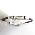 Gucci Mini G 102 stainless steel bangle clip