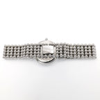 Michel Herbelin Perles 16873.B stainless steel pearl bracelet