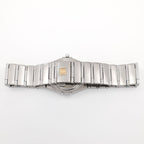 Omega Constellation 1458.75.00 stainless steel bracelet with 18k gold Omega logo