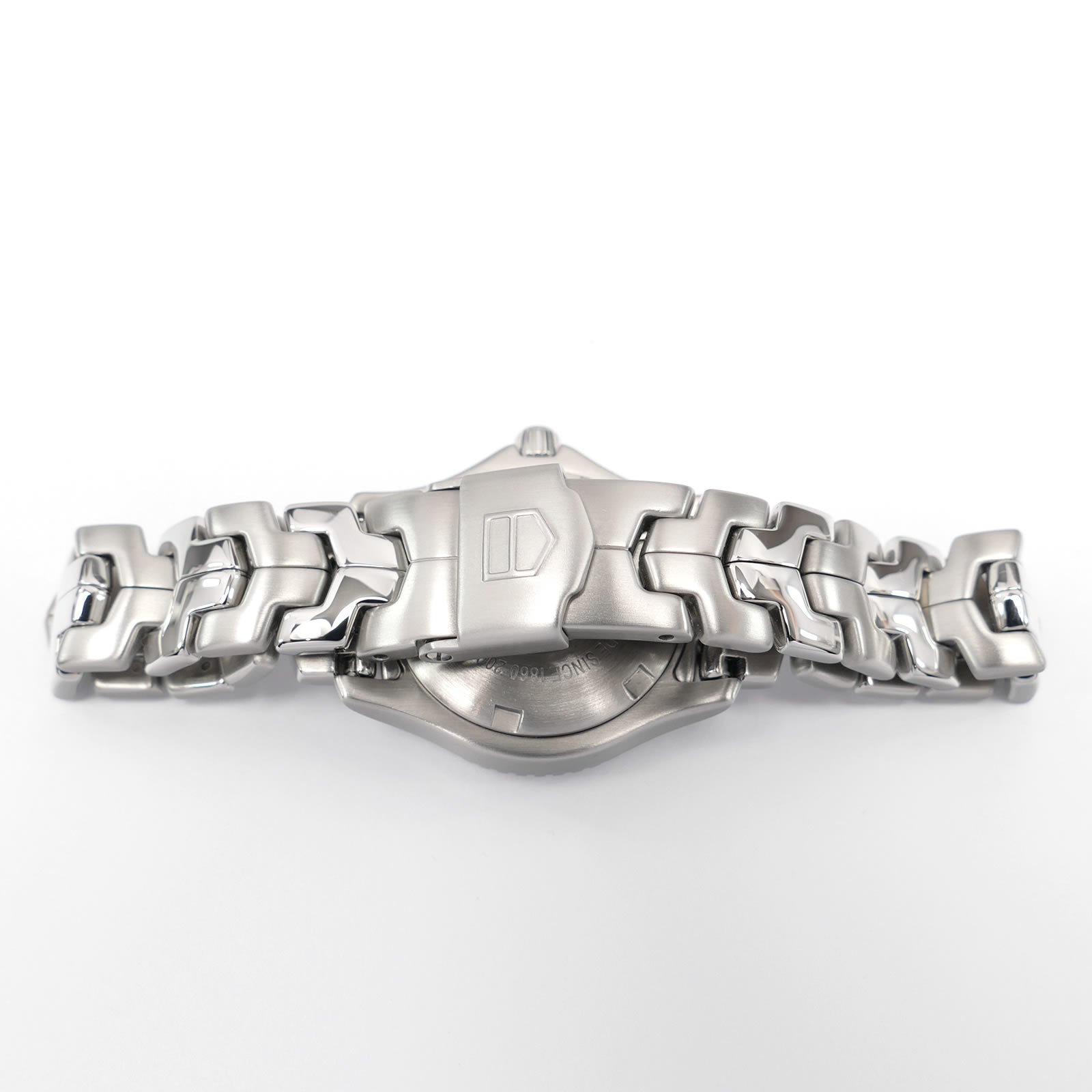 TAG Heuer Link WJ1316-0 stainless steel s-link alternating finish bracelet BA0573