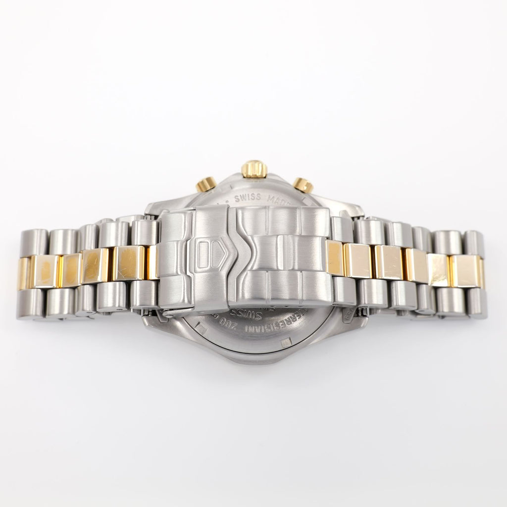 TAG Heuer 2000 Chronograph CK1121 stainless steel and 18k Gold plated BB0328 bracelet