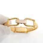 Gucci 1500L 18k Gold Plated Bangle clip