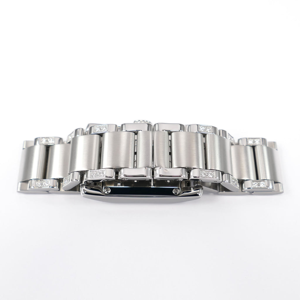 Baume & Mercier Hampton 65522 stainless steel bracelet with diamonds