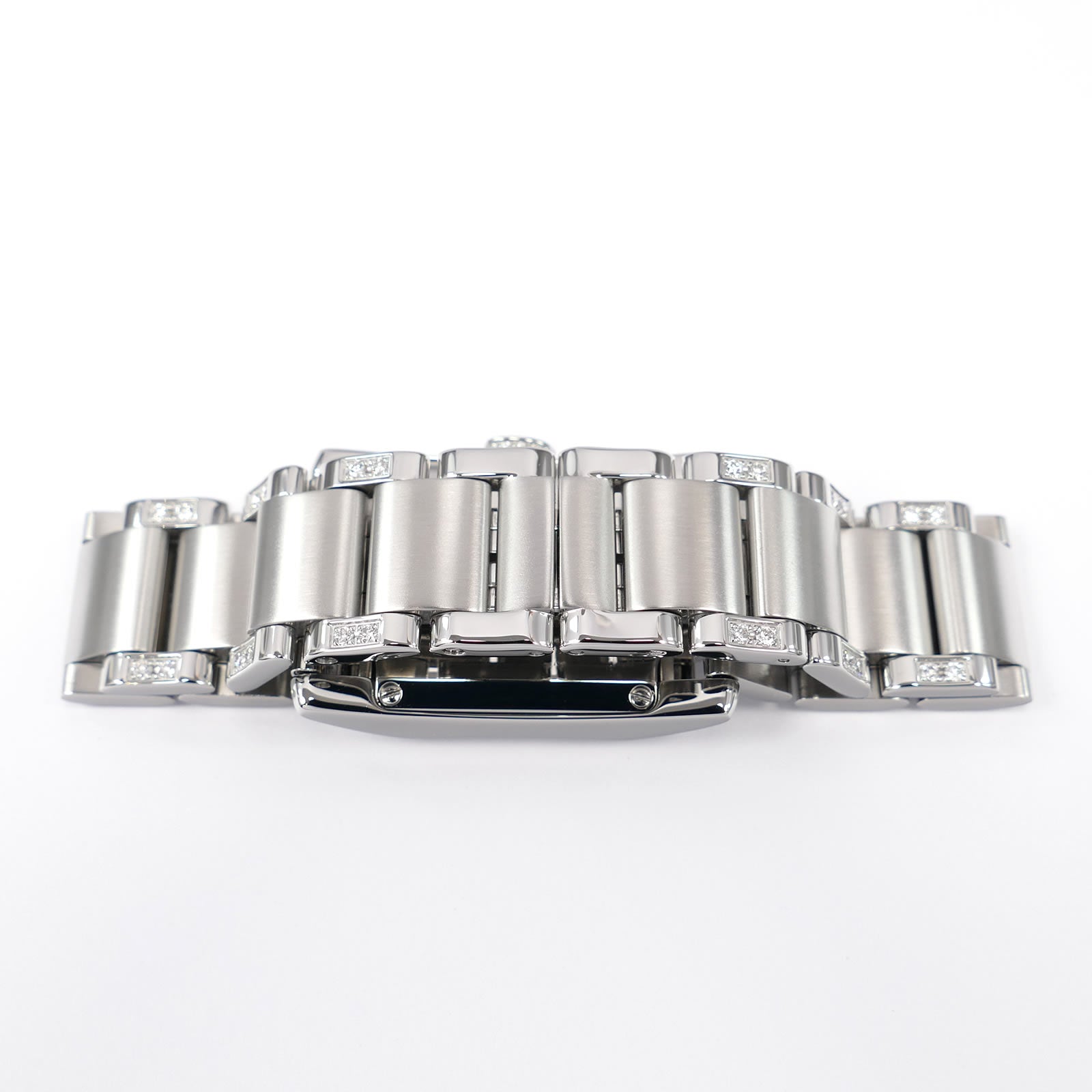 Baume & Mercier Hampton 65522 stainless steel bracelet with diamonds