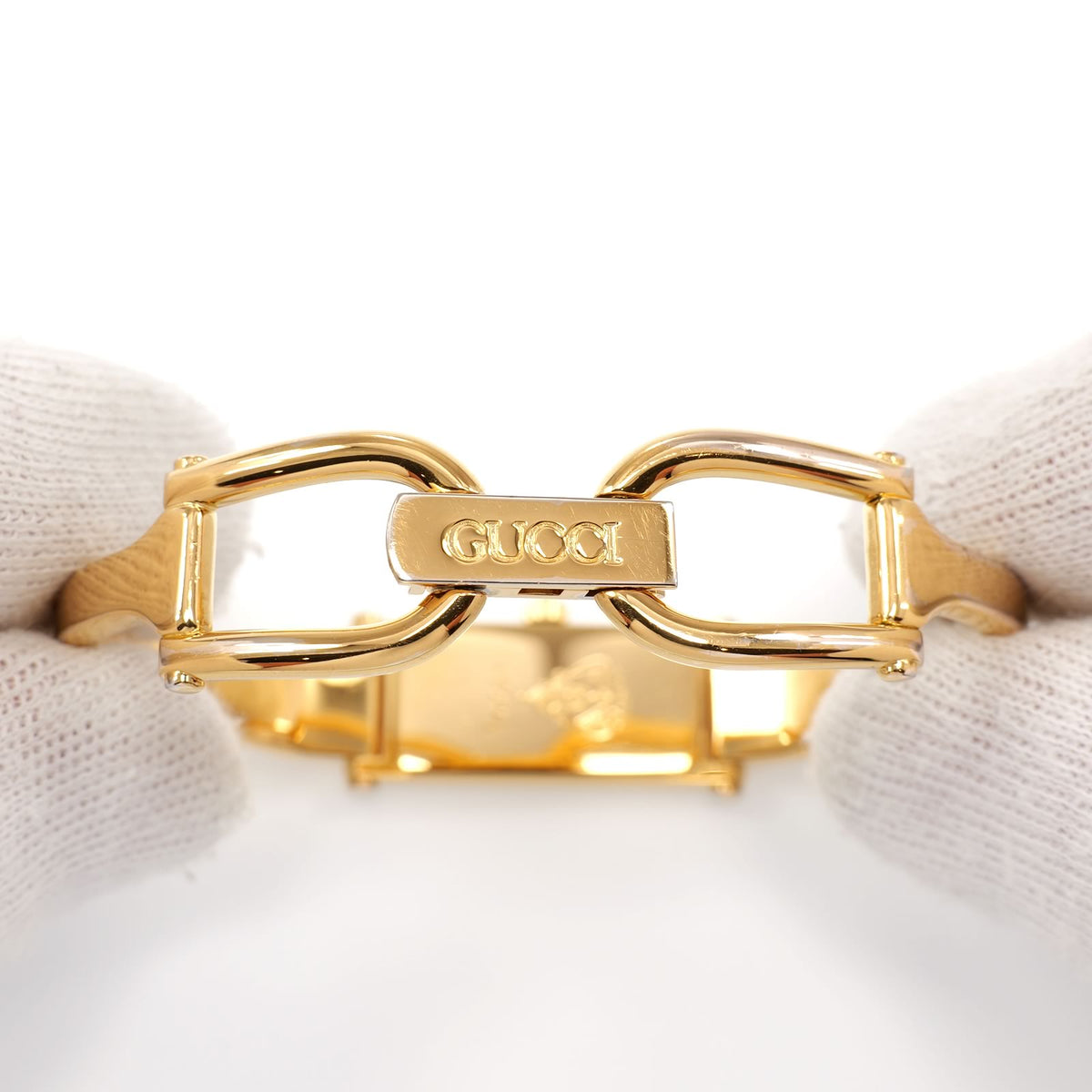 Gucci 1500L 18k Gold Plated bangle