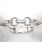 Gucci G-Line 109 stainless steel bangle clasp