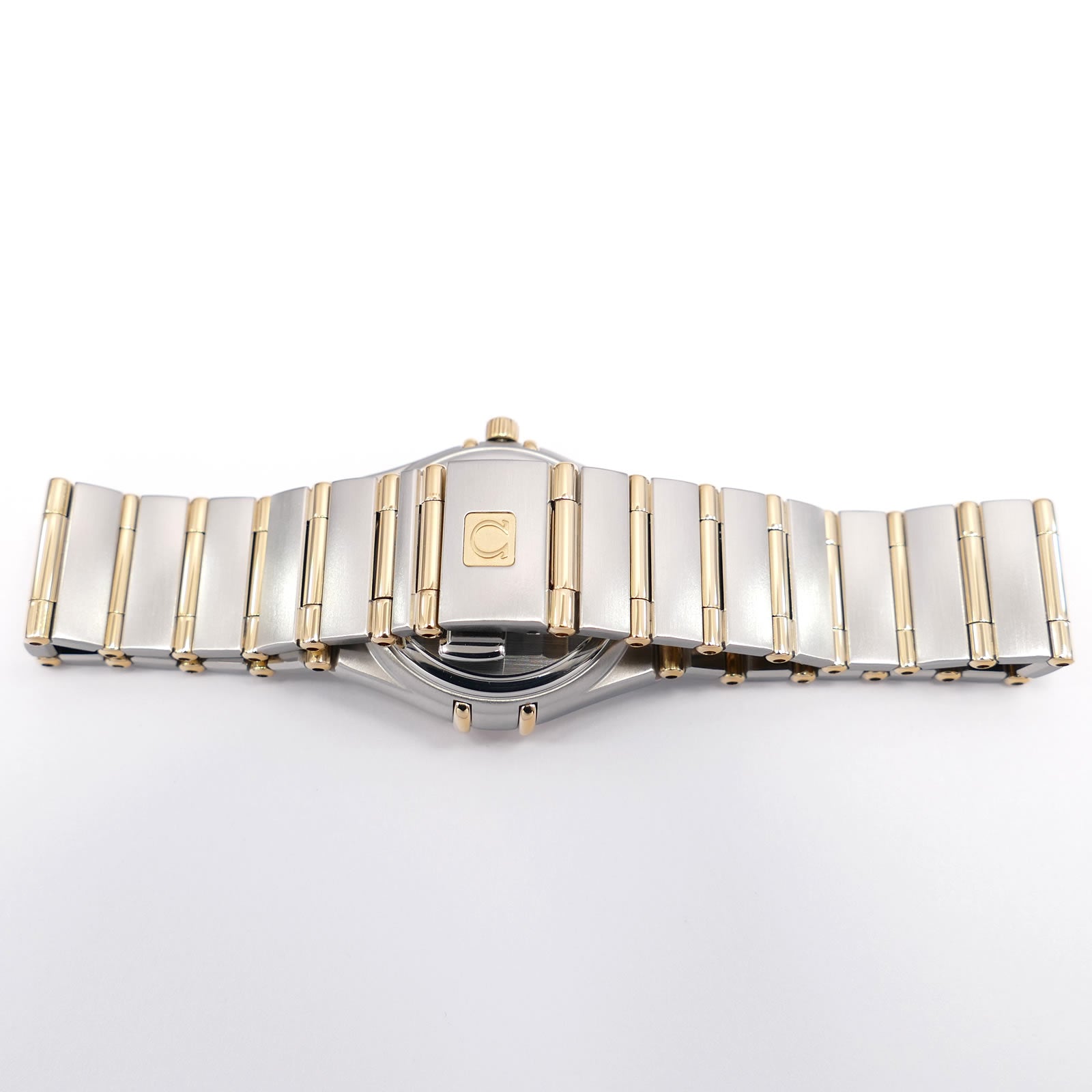 Omega Constellation 1272.70.00 stainless steel and solid 18k Gold full bar bracelet