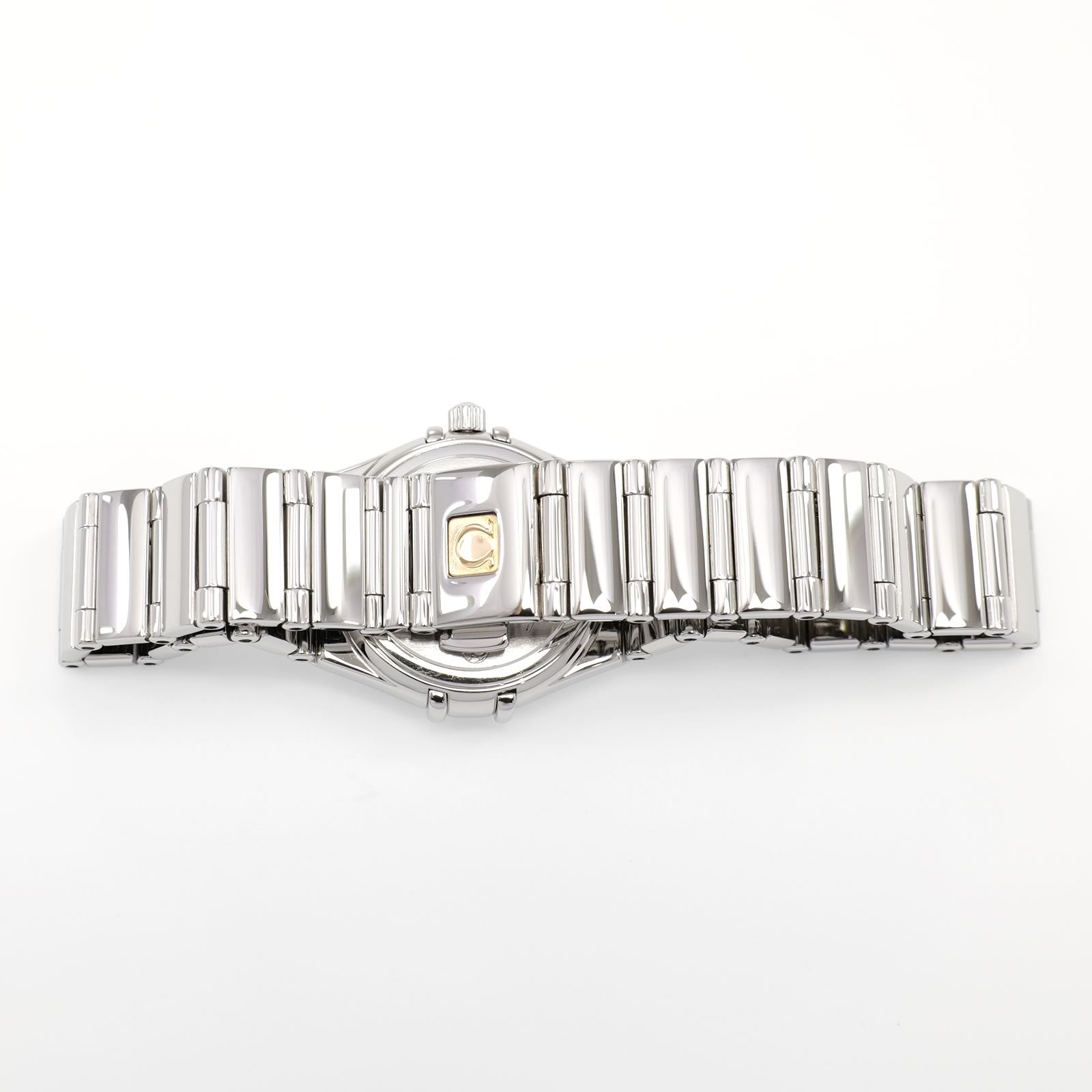 Omega Constellation 1465.71.00 stainless steel bracelet with 18k gold logo