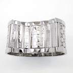 Gucci Twirl 112 stainless steel wide bangle