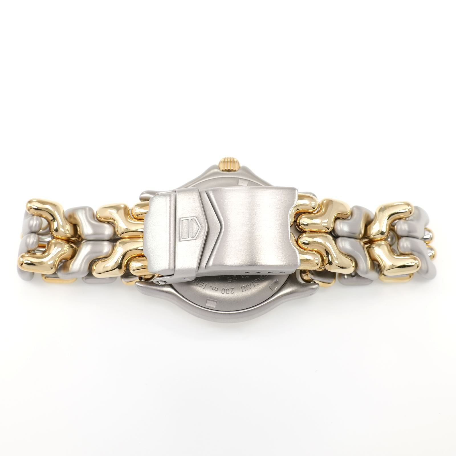 TAG Heuer SEL WG1222-K0 stainless steel and 18k gold plated S-link BA0438-MO bracelet