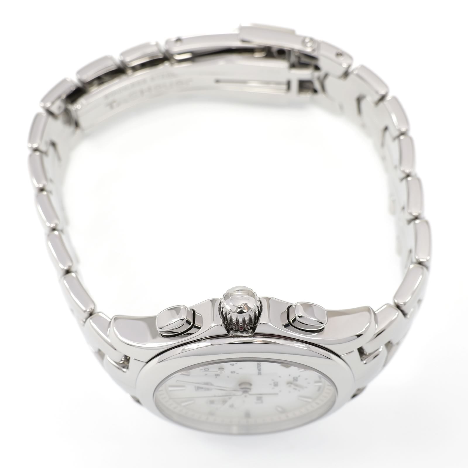 TAG Heuer Link Chronograph CJF1310 stainless steel screw down crown