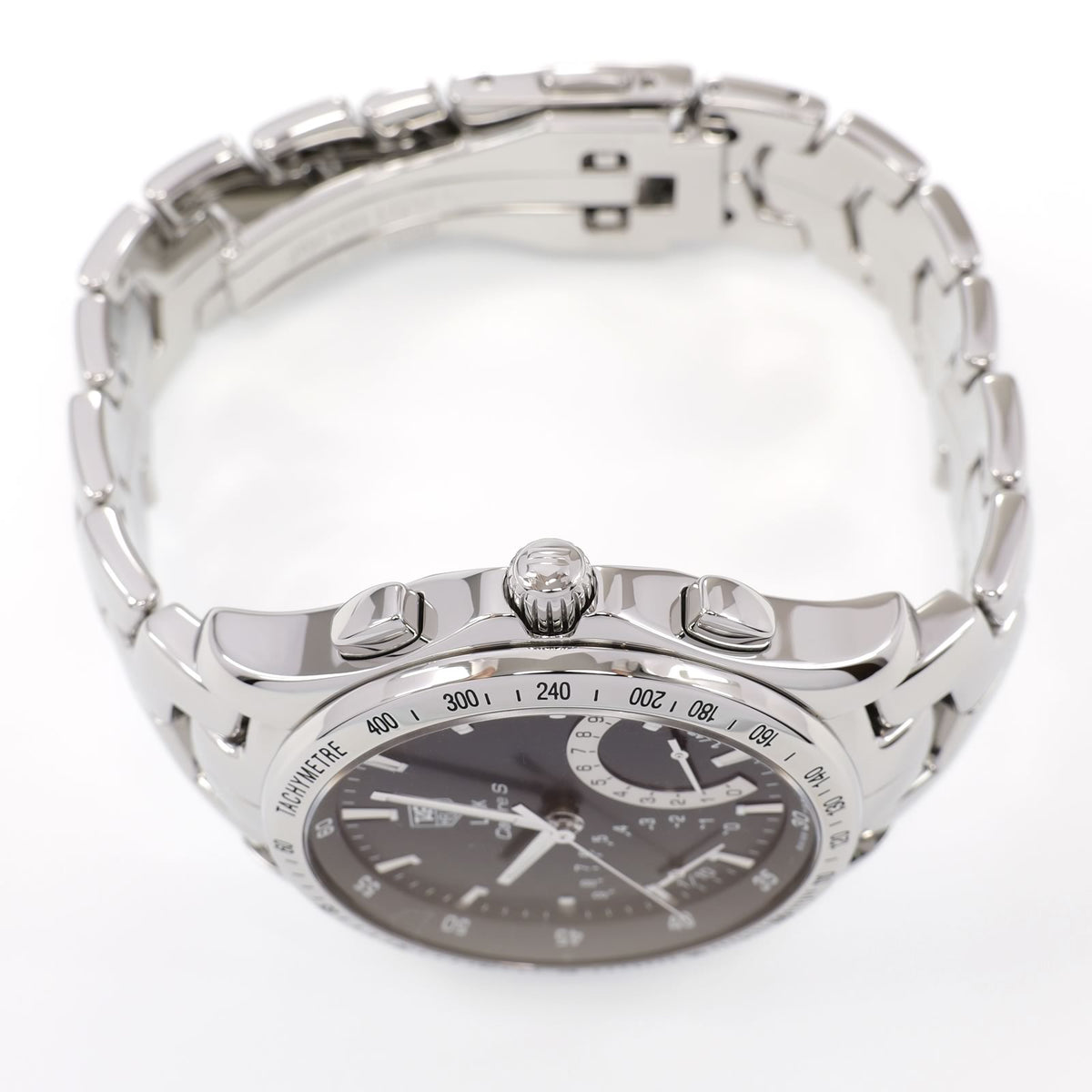 TAG Heuer Link Calibre S CJF7112 stainless steel crown and pushers