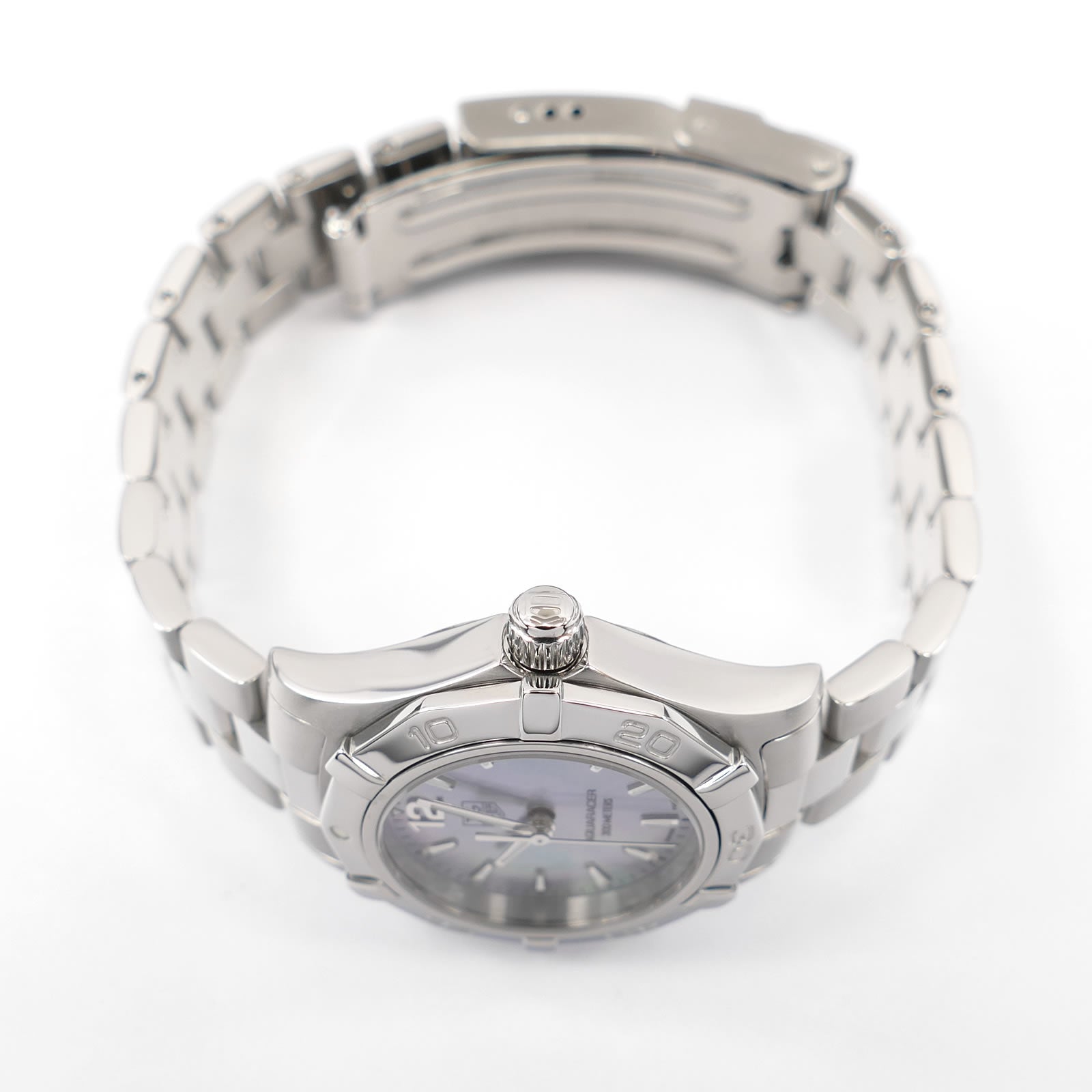 TAG Heuer Aquaracer WAF1417 stainless steel screw down crown