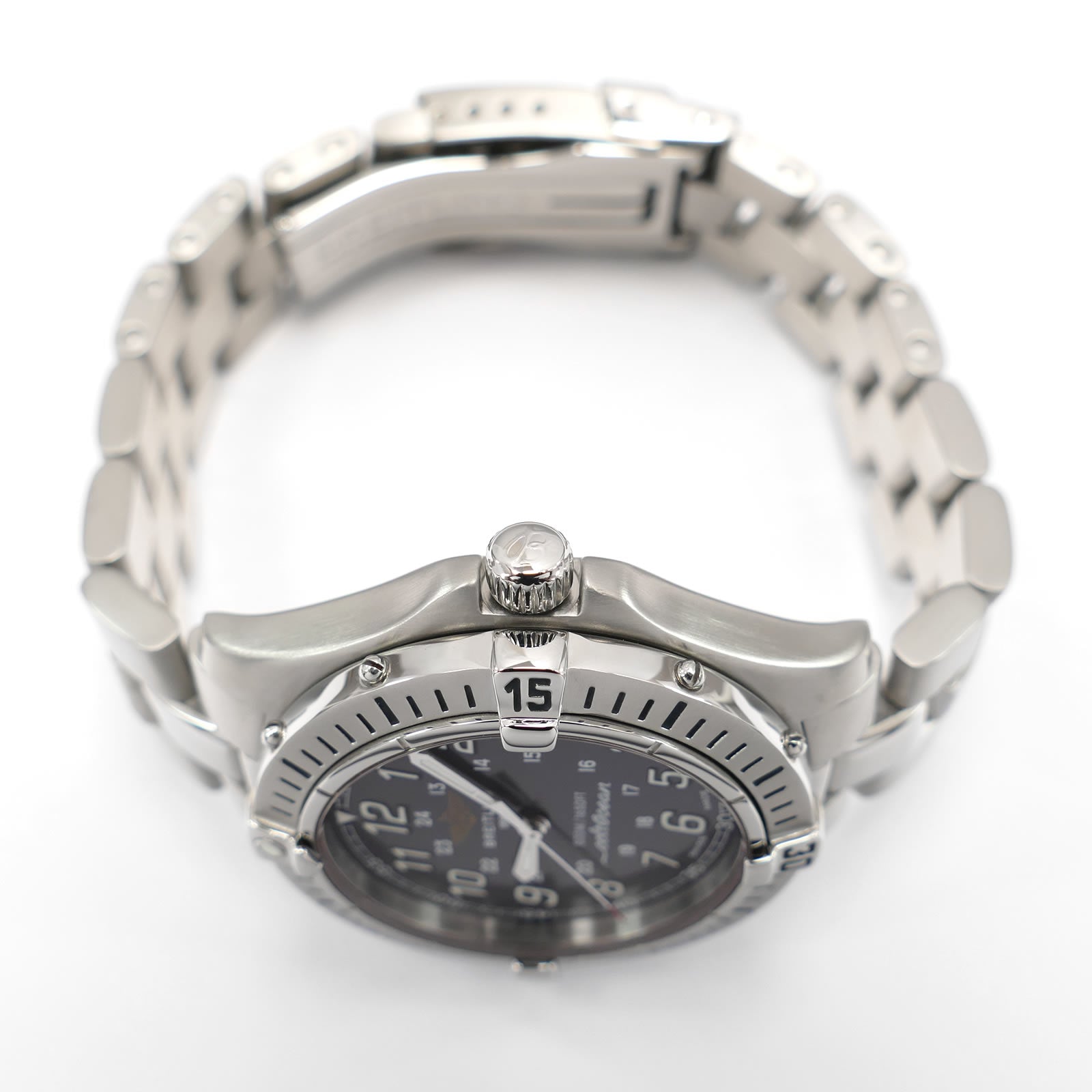 Breitling Colt Ocean A64350 stainless steel screw down crown