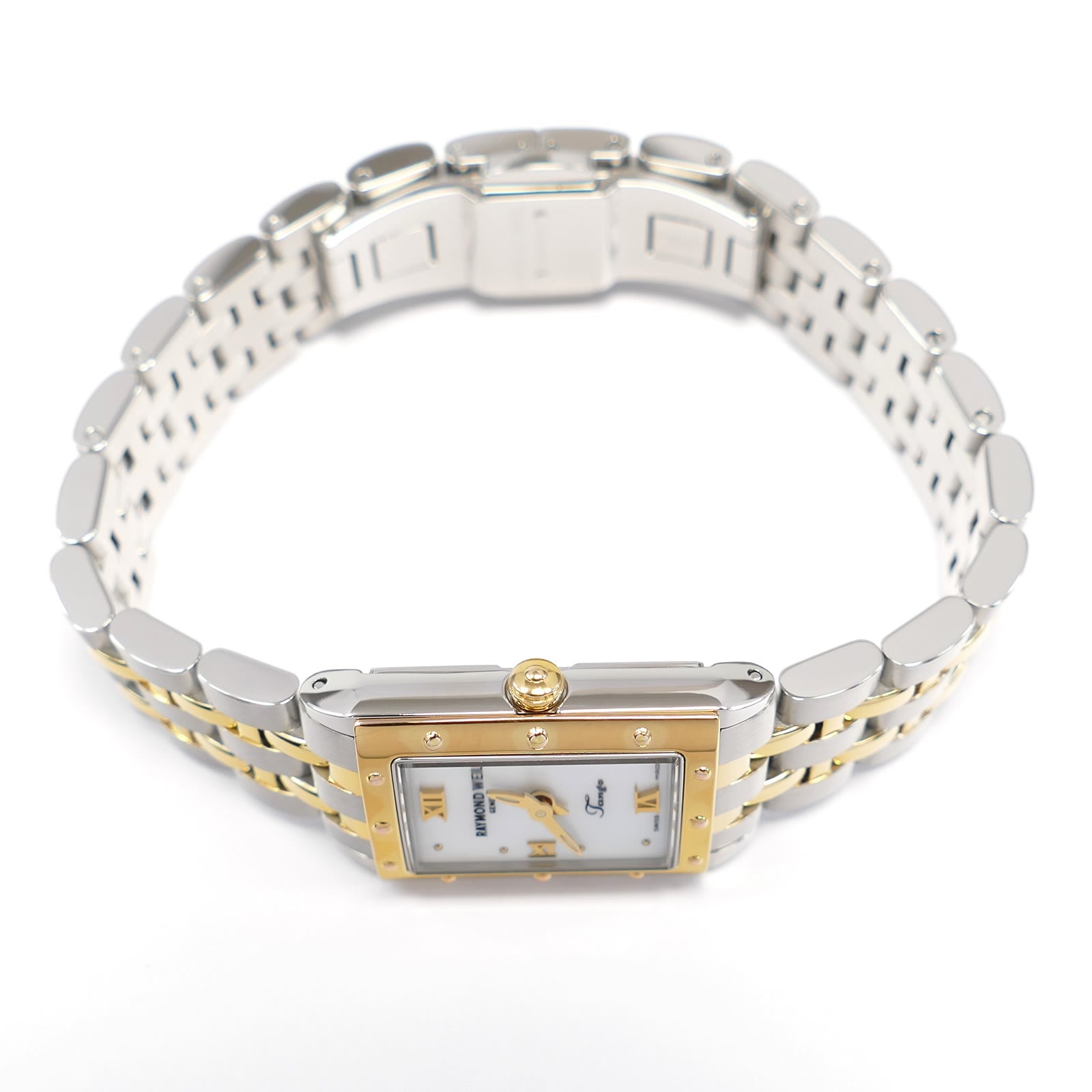 Raymond Weil Tango 5971 18k Gold plated crown