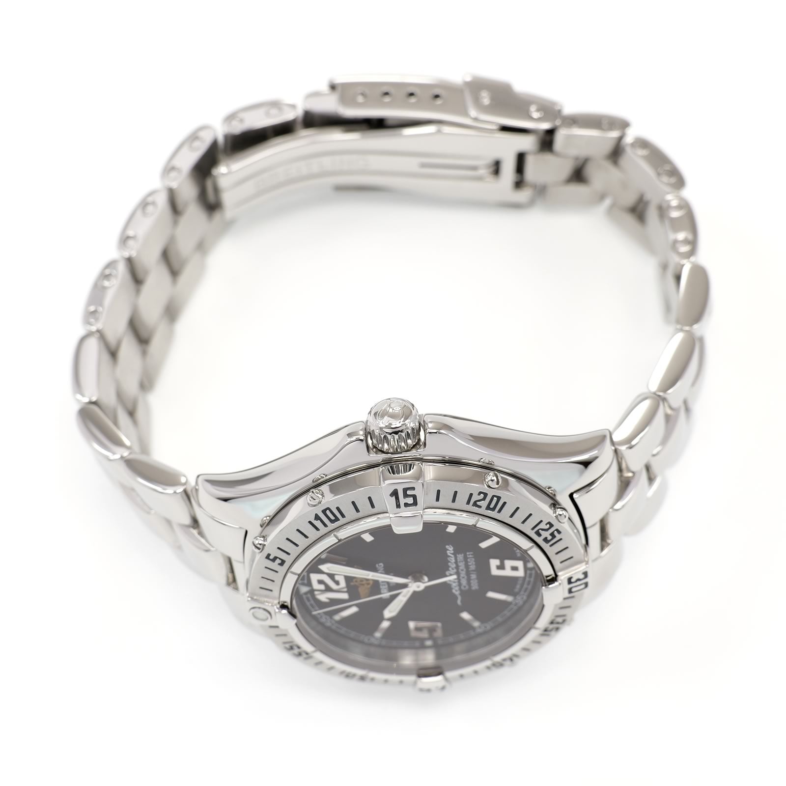 Breitling Colt Oceane A57350 stainless steel screw down crown
