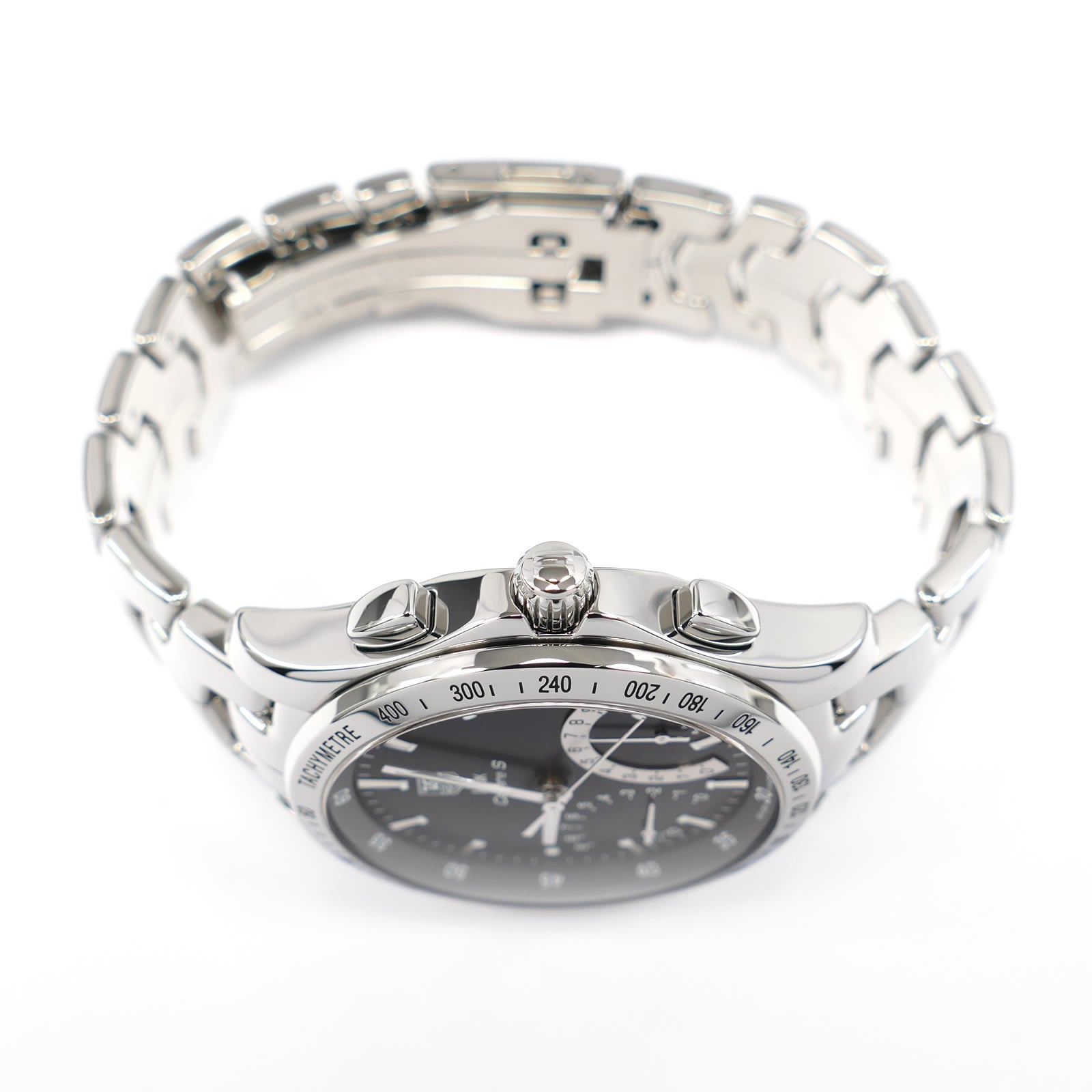 TAG Heuer Link Calibre S CJF7112 stainless steel crown and pushers