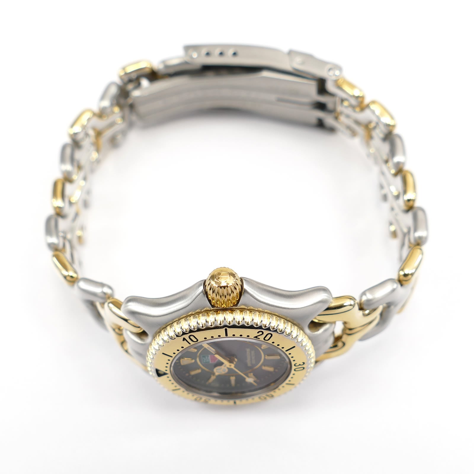 TAG Heuer SEL WG1420-0 18k Gold Plated screw down crown