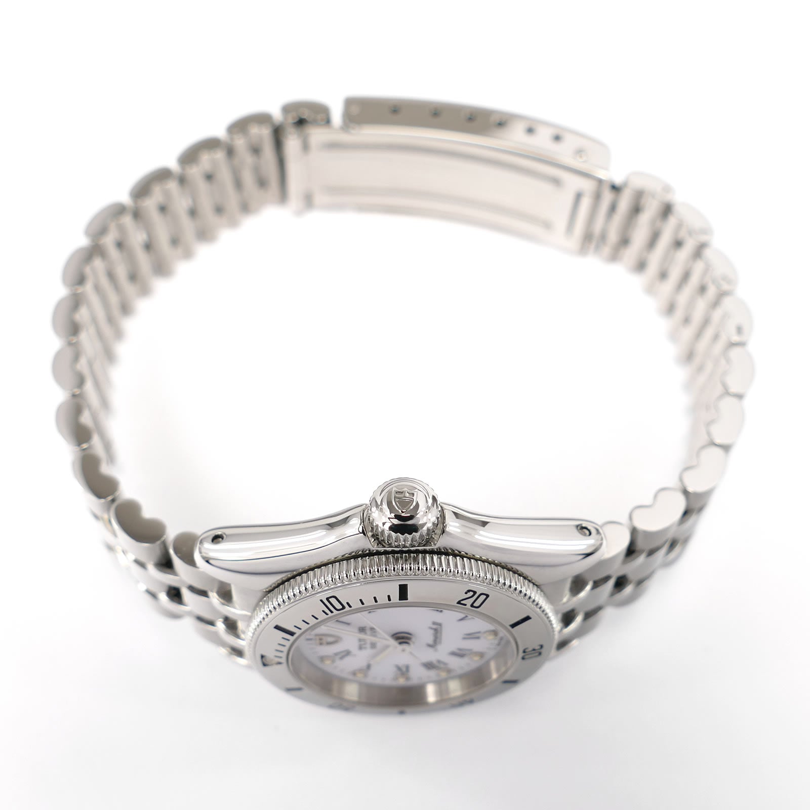 Tudor Monarch II 15850 stainless steel srew down crown