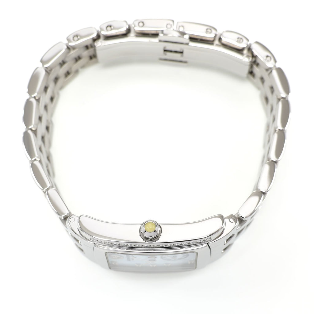 Longines DolceVita L5.155.0 stainless steel crown with yellow cabochon