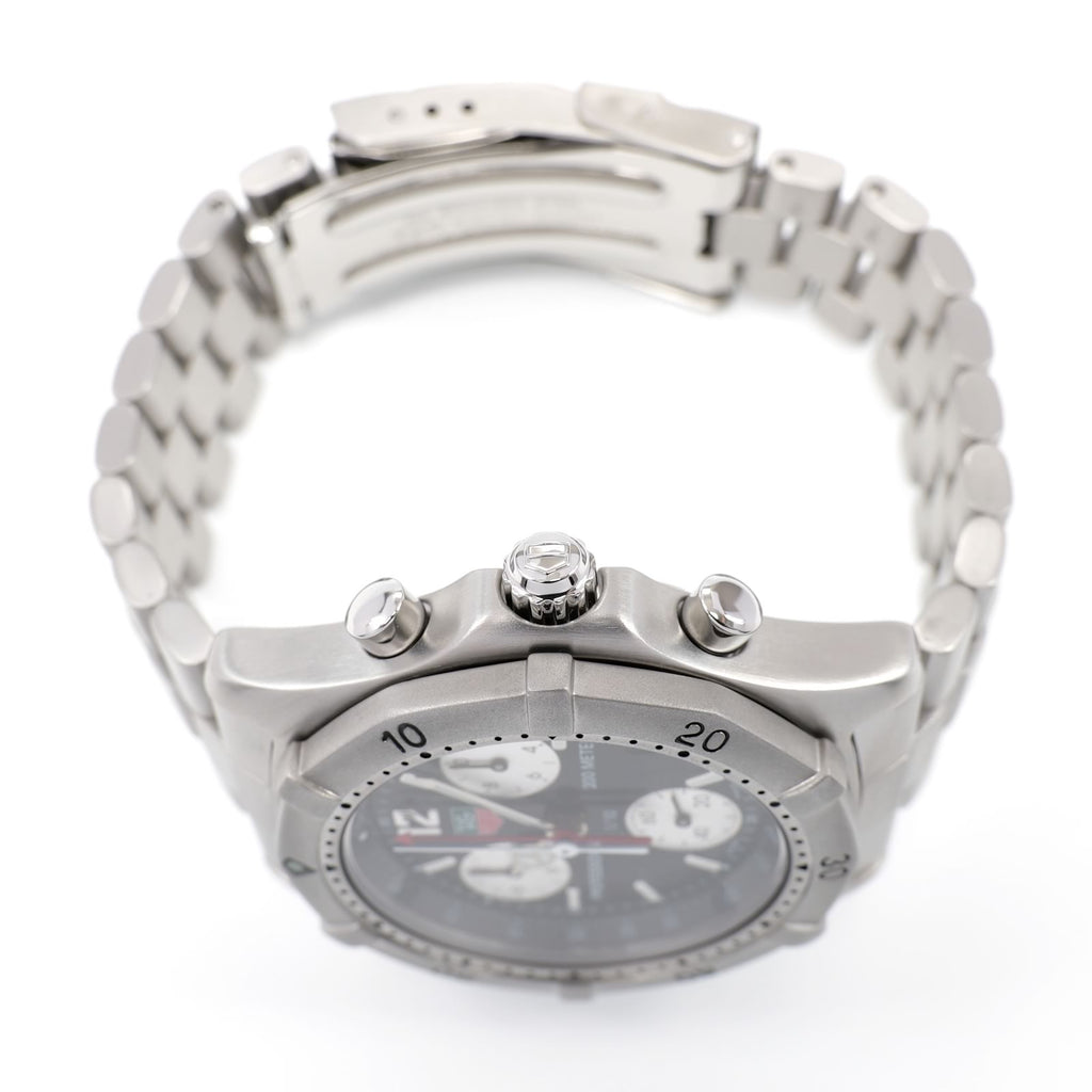 TAG Heuer 2000 Chronograph CK1110-0 stainless steel crown and pushers