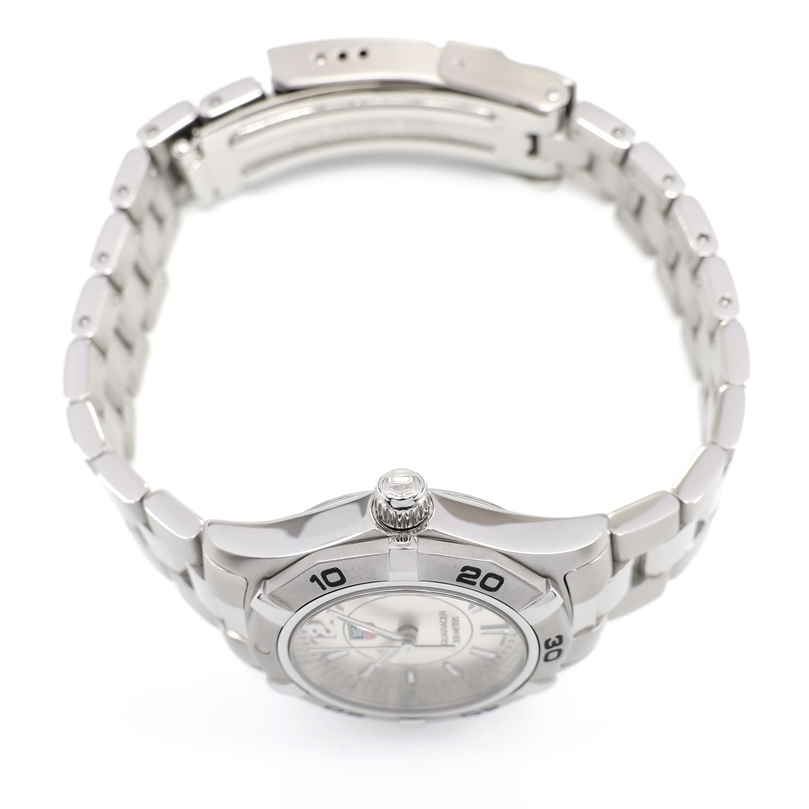 TAG Heuer Aquaracer WAF1412 stainless steel screw down crown