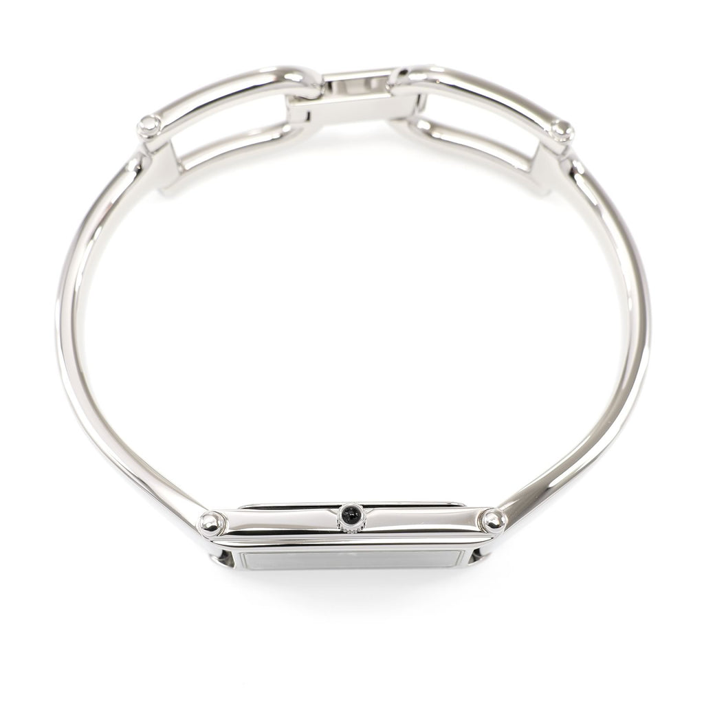 Gucci 1500L stainless steel crown with black cabochon