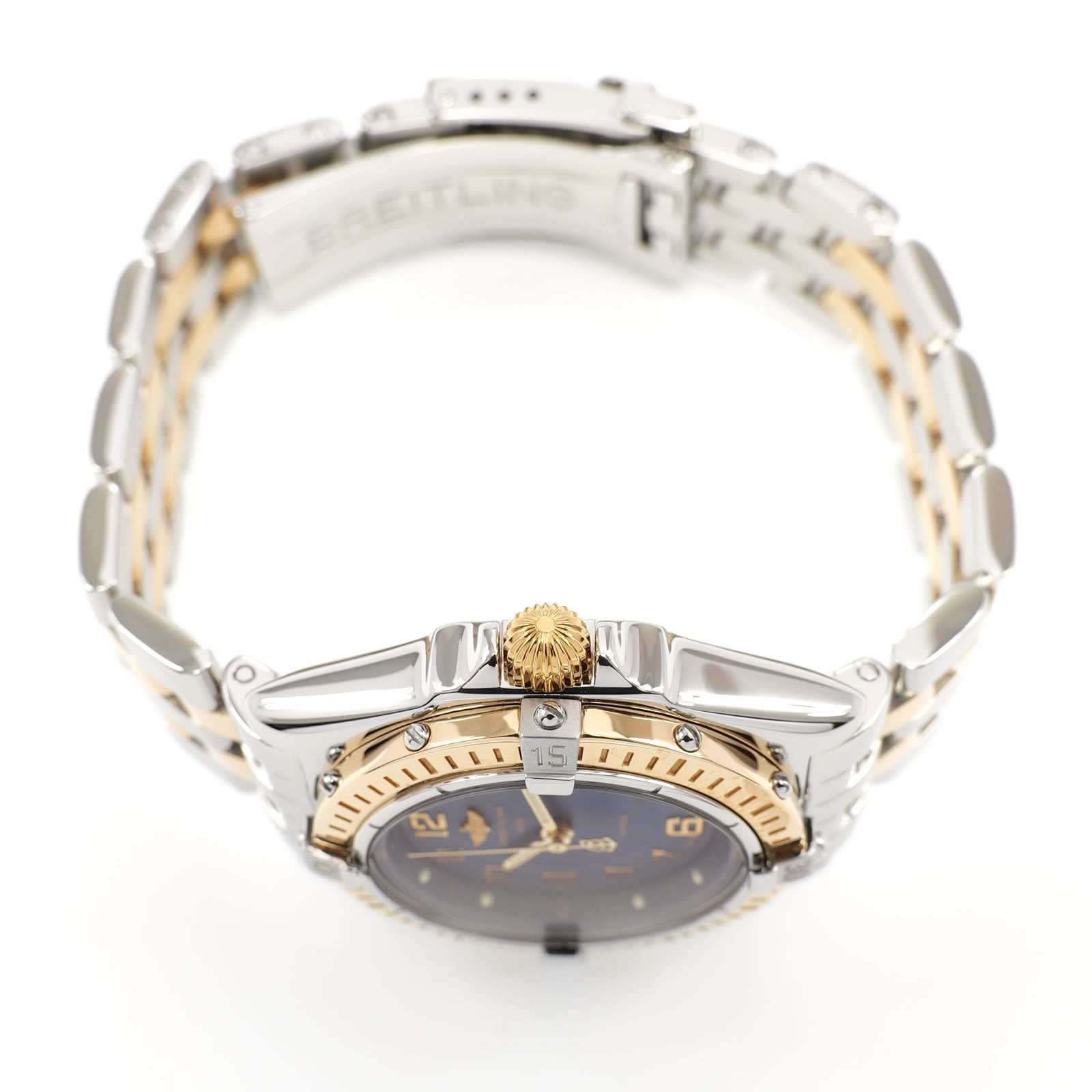 Breitling Wings D67050 18k Gold crown