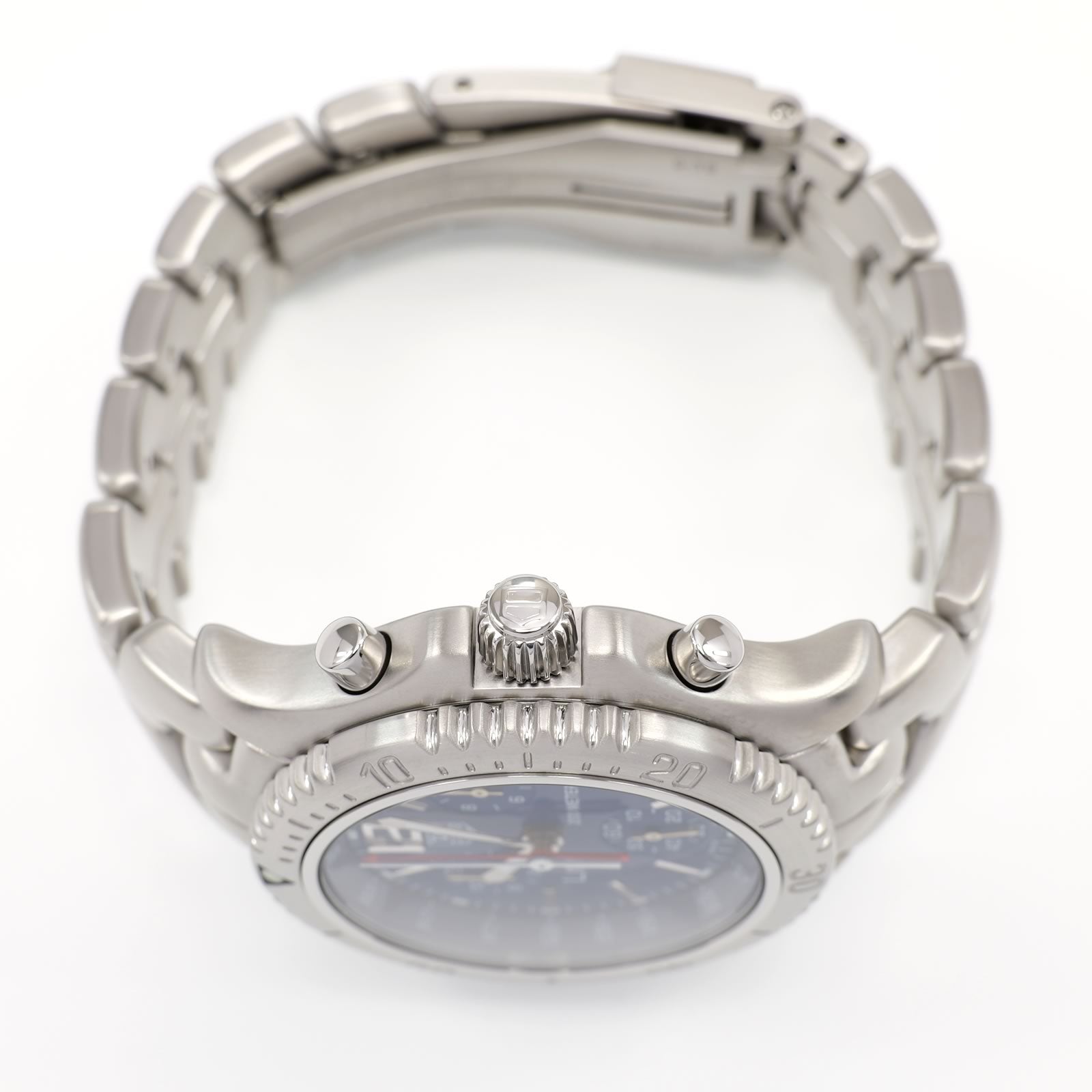 TAG Heuer Link Chronograph CT1110-0 stainless steel screw down crown
