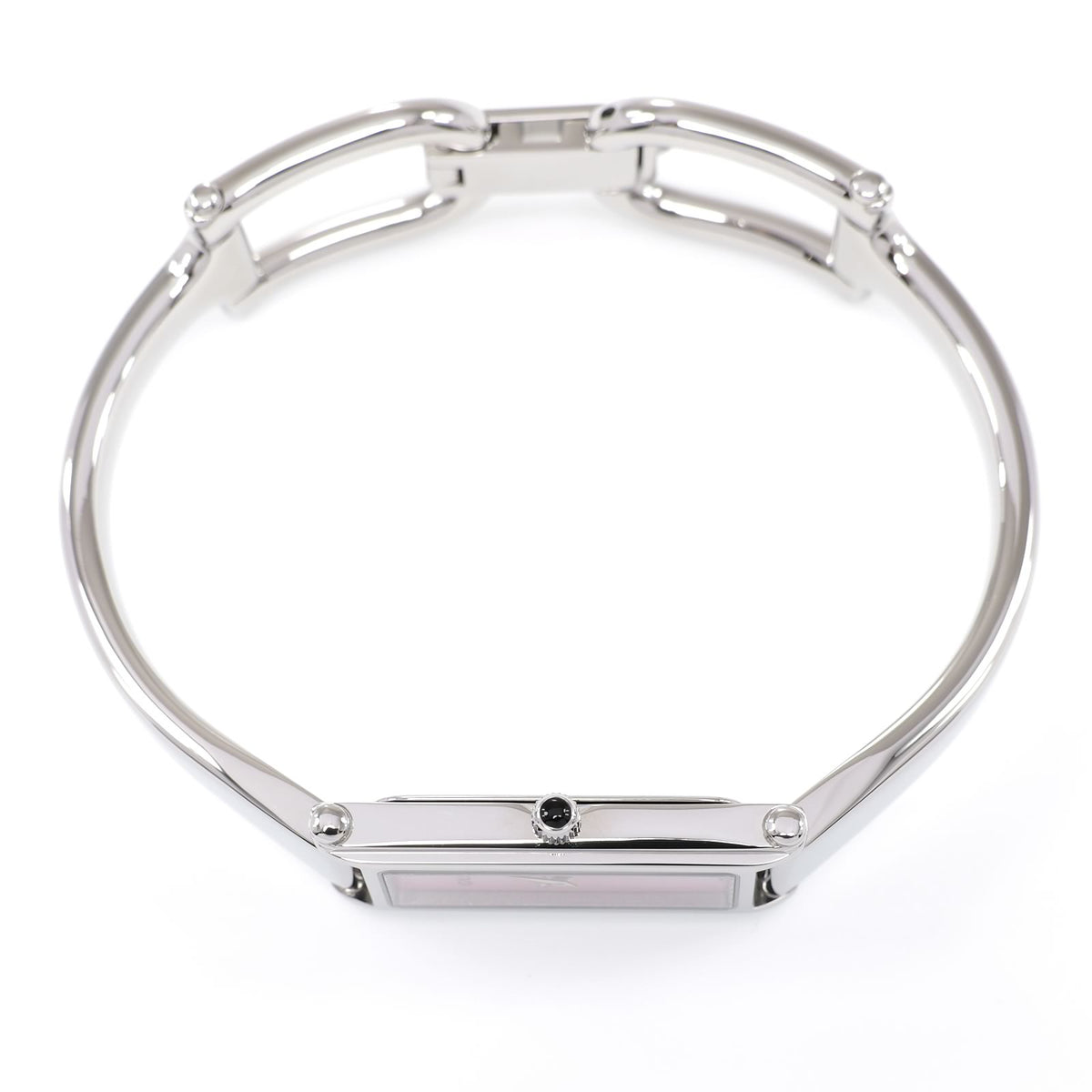 Gucci 1500L stainless steel crown with black cabochon