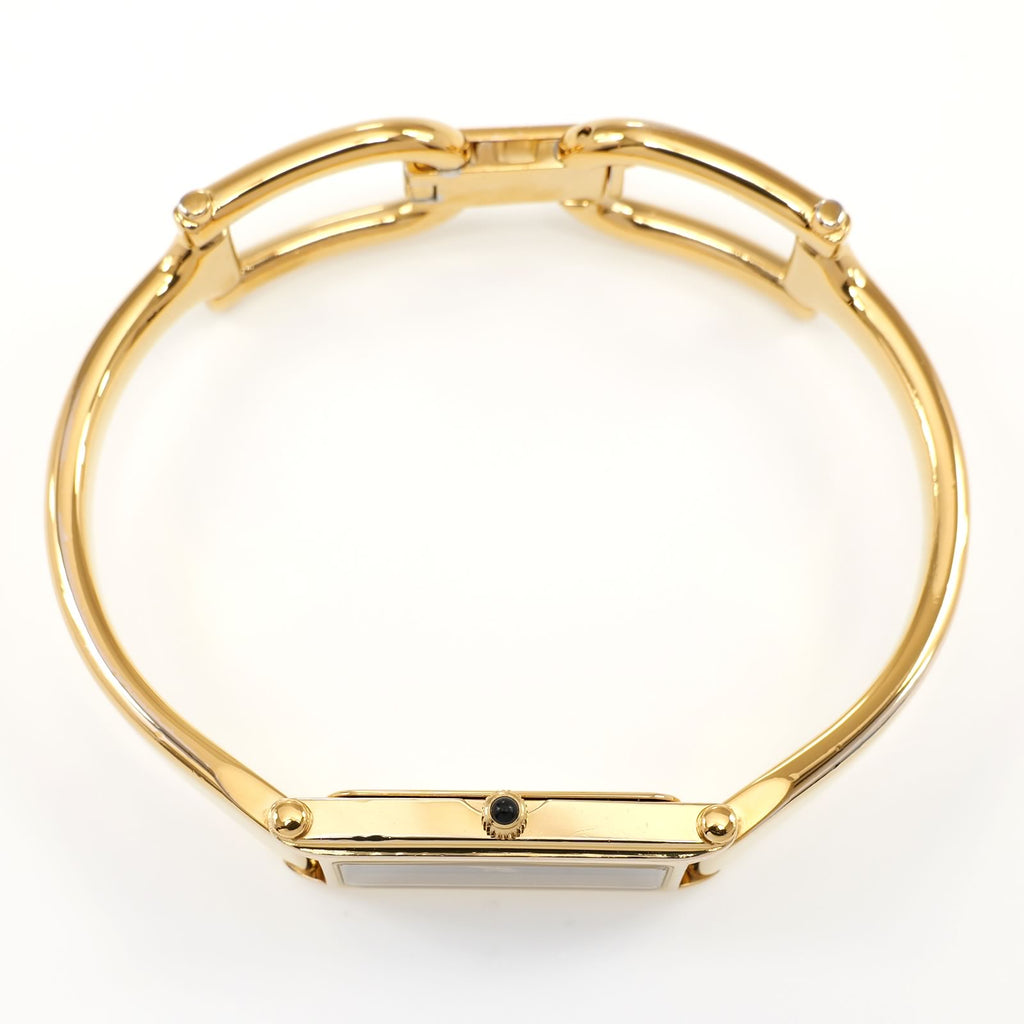 Gucci 1500L 18k Gold Plated crown with black cabochon