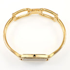 Gucci 1500L 18k Gold Plated crown with black cabochon
