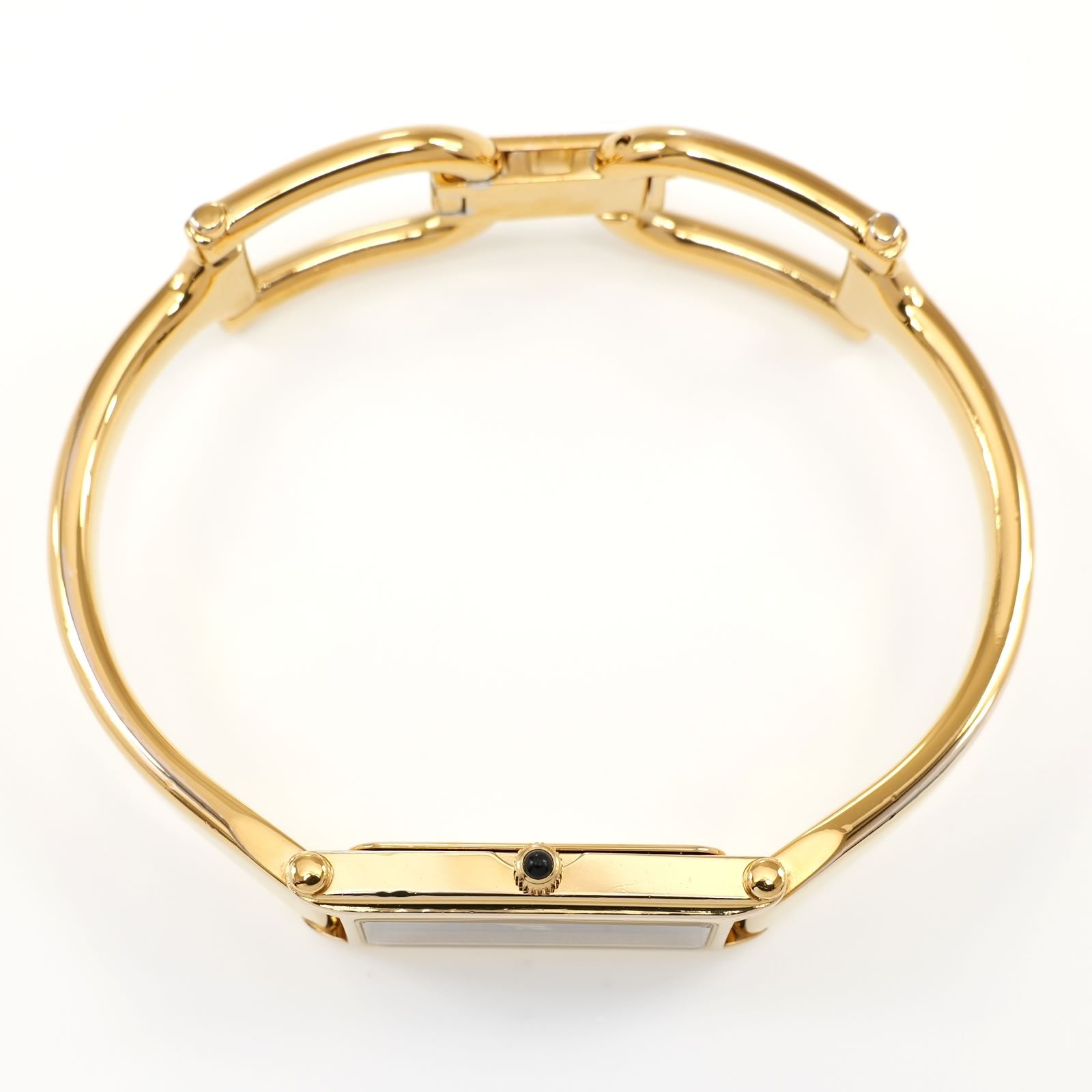 Gucci 1500L 18k Gold Plated crown with black cabochon