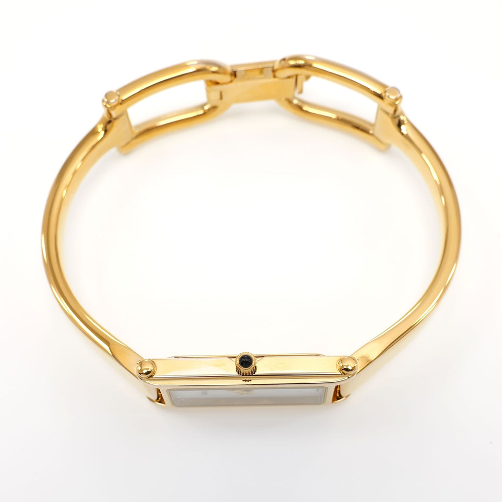 Gucci 1500L 18k Gold Plated crown with black cabochon