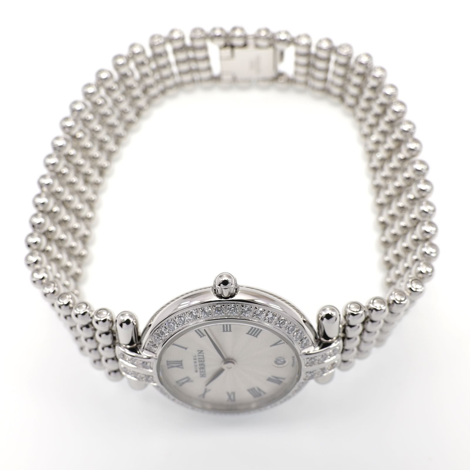 Michel Herbelin Perles 16873.B stainless steel crown