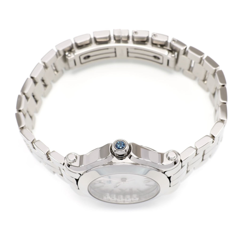 Chopard Happy Sport II 8509 stainless steel crown with sapphire cabochon