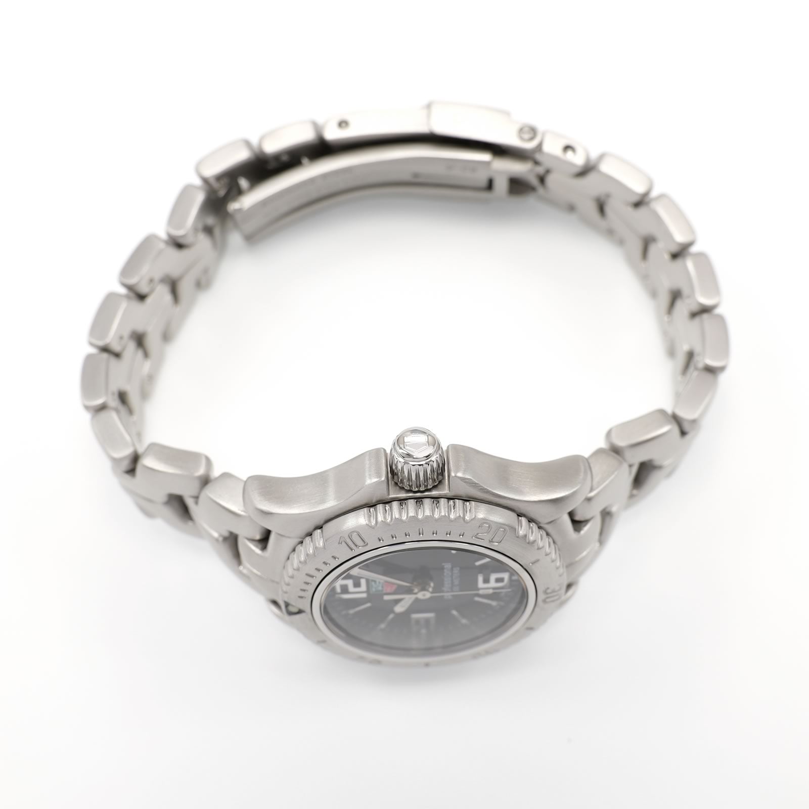 TAG Heuer Link WT1410 stainless steel screw down crown
