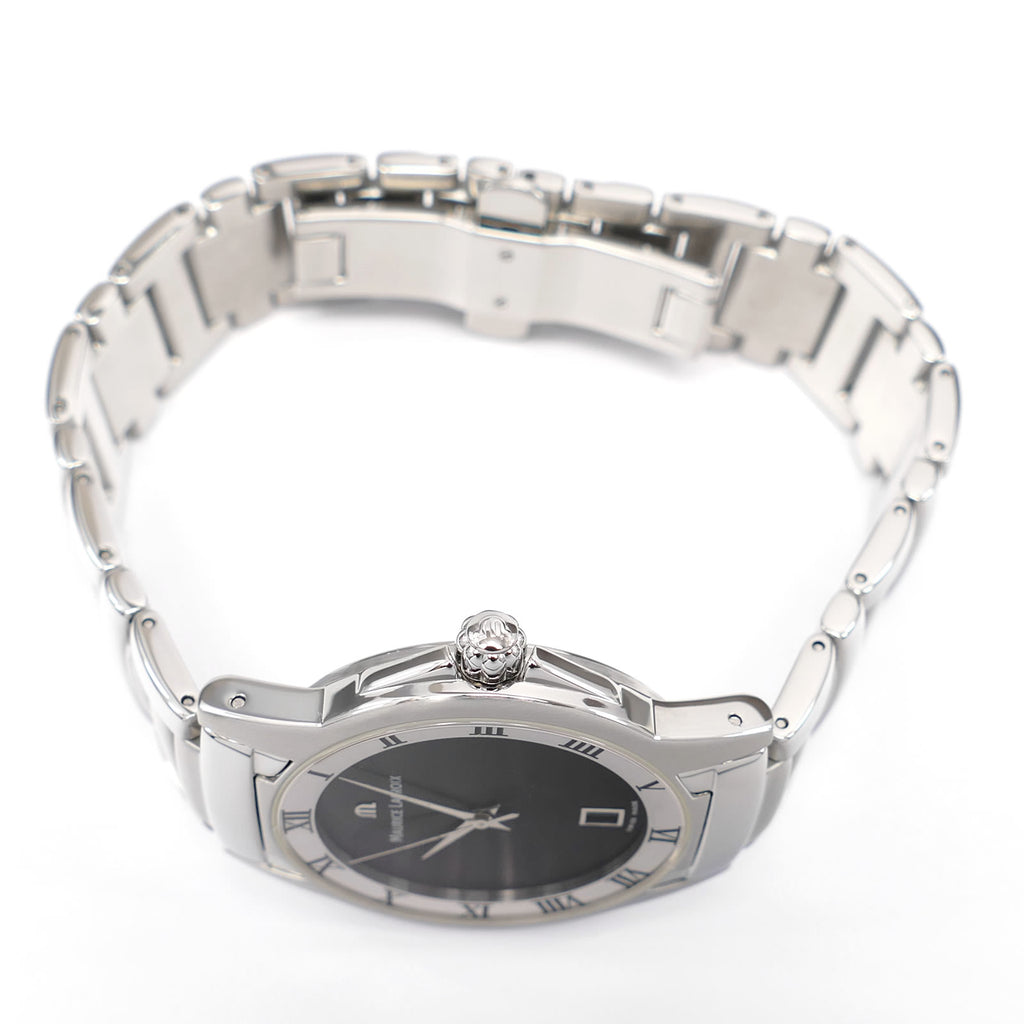 Maurice Lacroix Miros 69743 stainless steel screw down crown