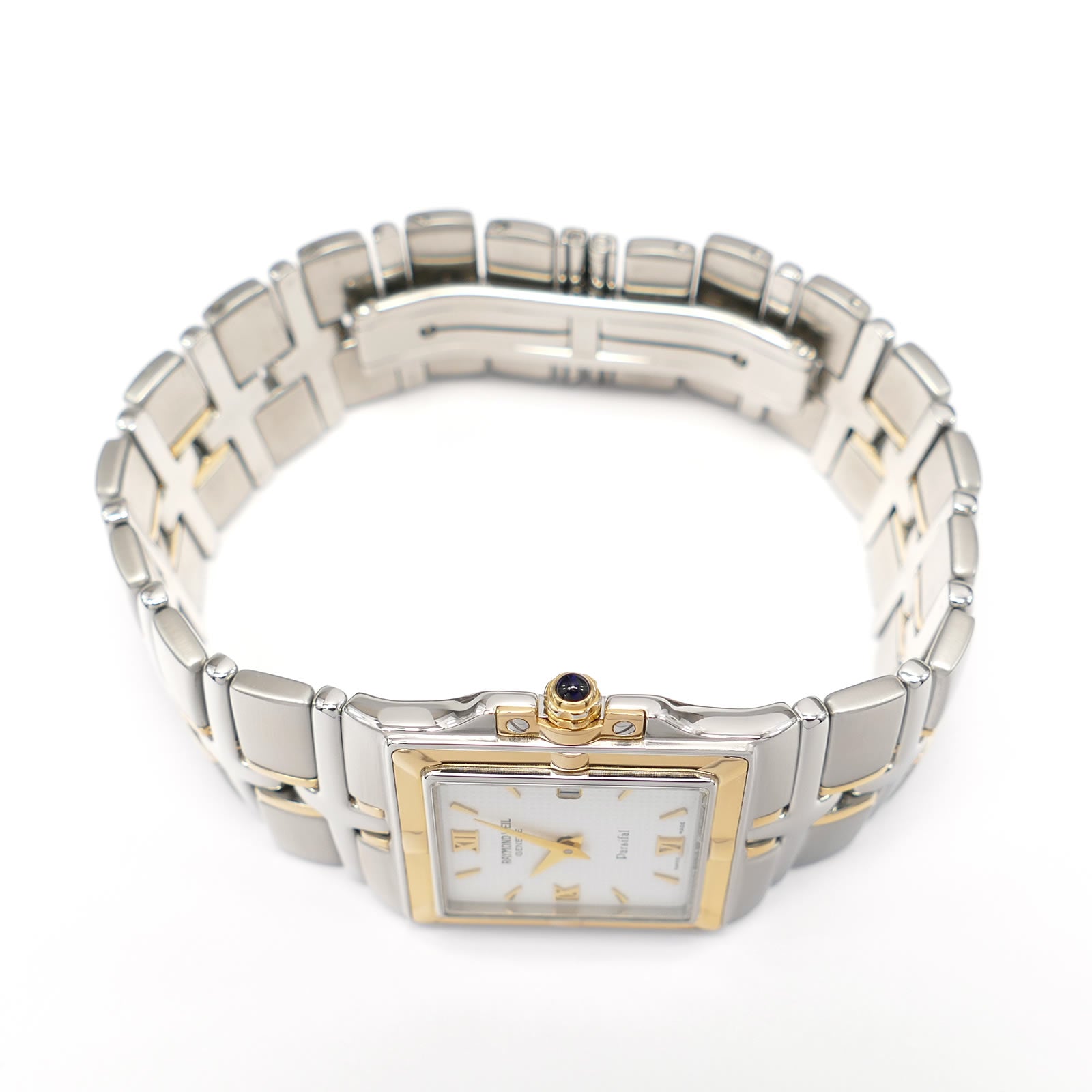 Raymond Weil Parsifal 9390 18k Gold plated crown with black cabochon