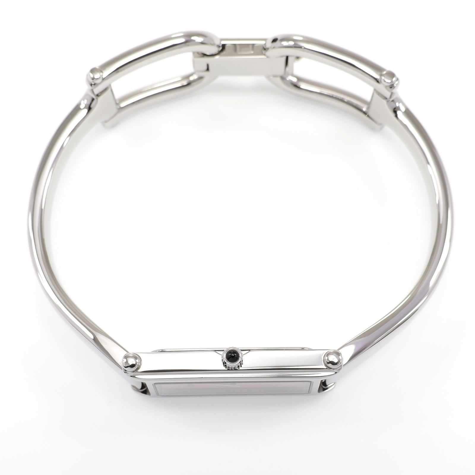 Gucci 1500L stainless steel crown with black cabochon