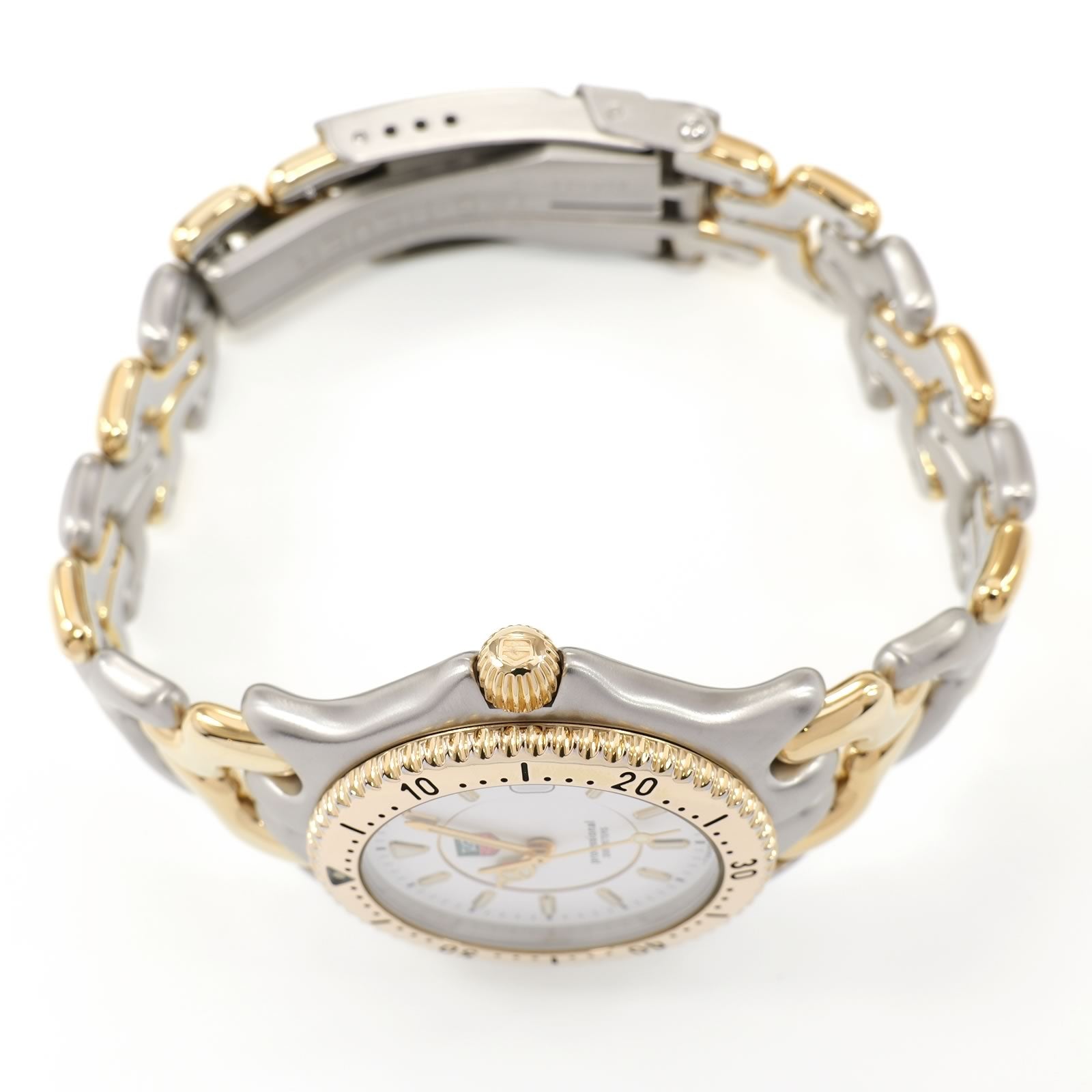 TAG Heuer SEL WG1222-K0 18k gold plated screw down crown