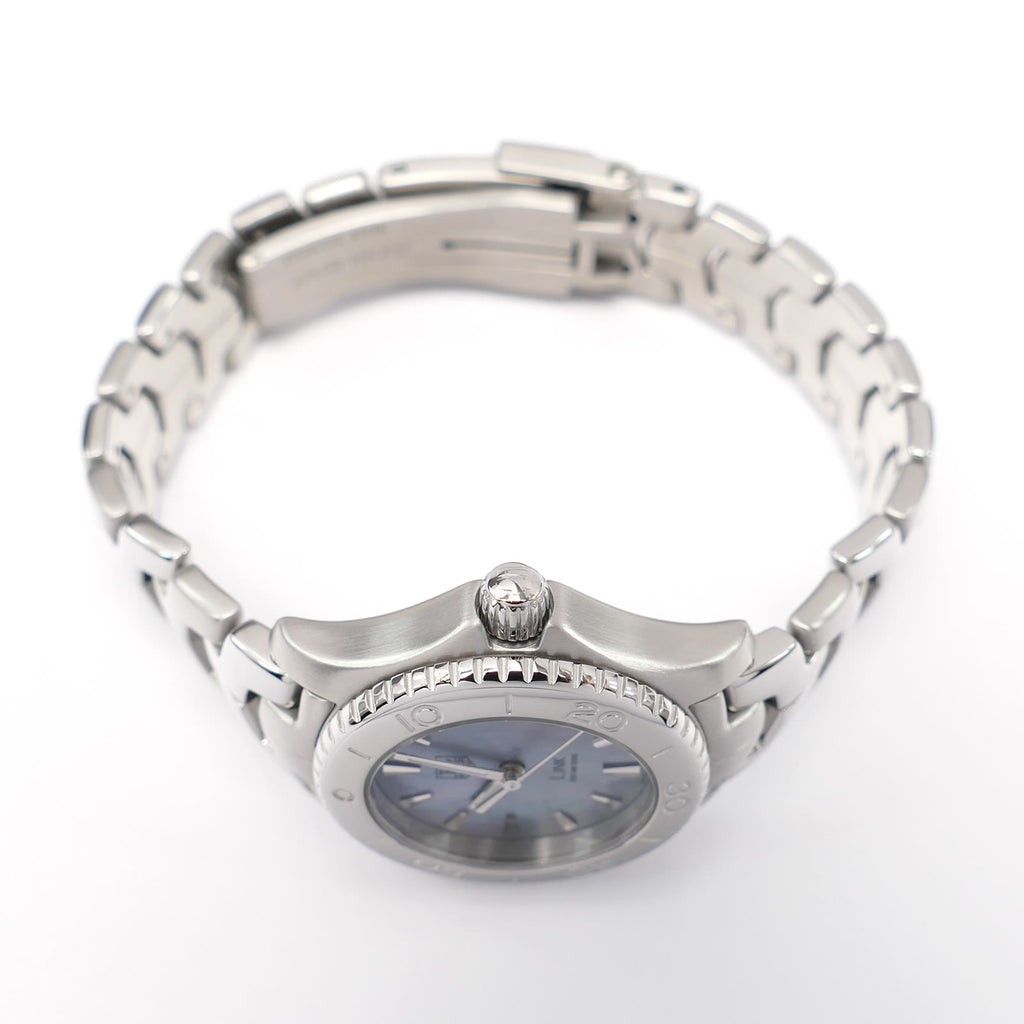 TAG Heuer Link WJ1316-0 stainless steel screw down crown